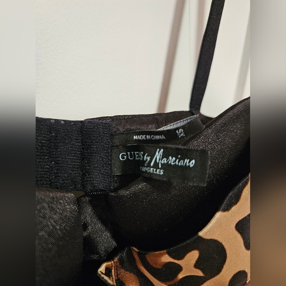 Sold- Marciano XS duo layer leopard corset top with built in bra -NWOT - Picture 3 of 4